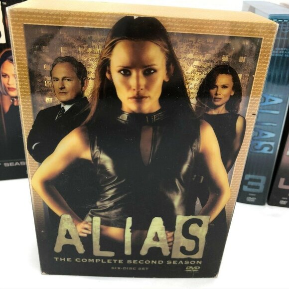 Alias Complete Series 1-4 Set Seasons 1 2 3 4 DVD Lot Garner Adventure EUC - Picture 5 of 10